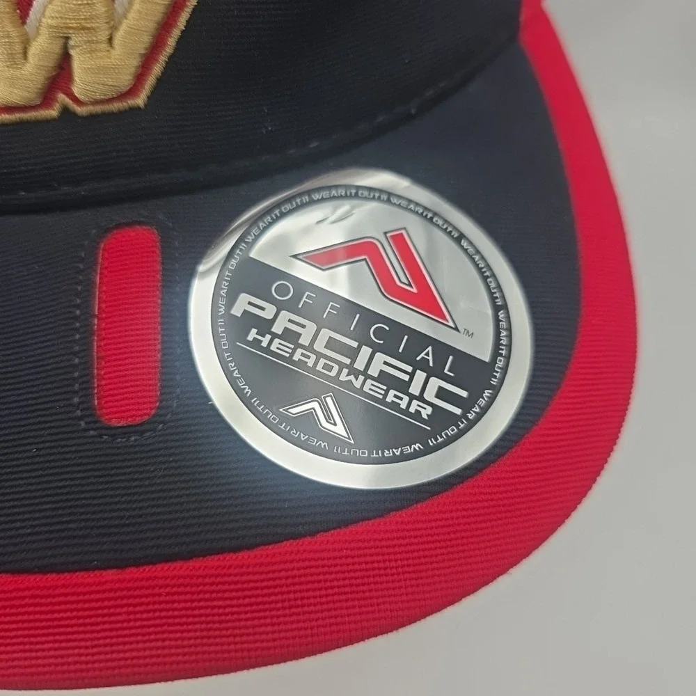 Washington Commander Pacific Headwear Visor Men's Red Blue & Gold